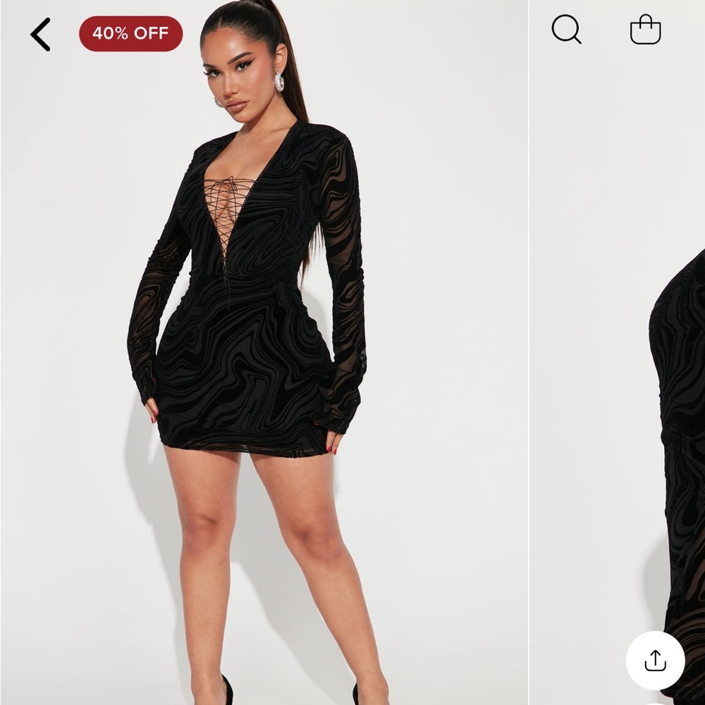 Trendy mini dress